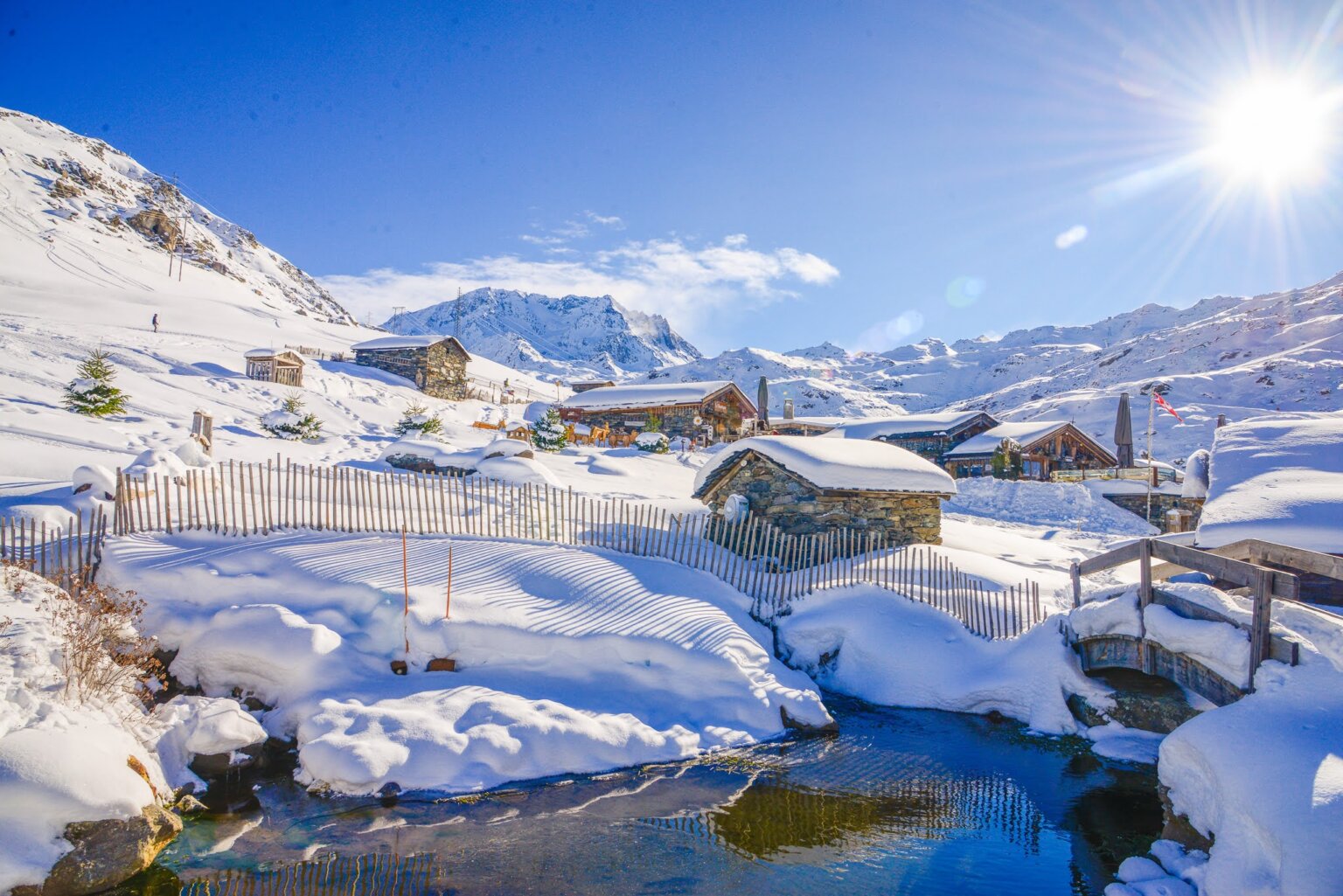 Chez Pépé Nicolas vue hiver