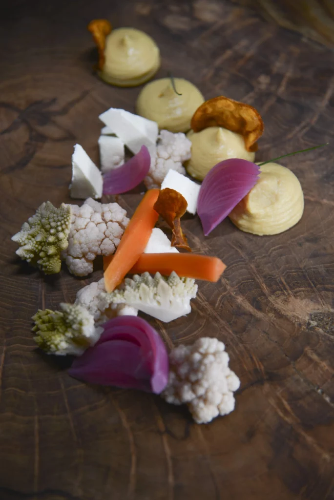 plat végétarien au restaurant chez pépé nicolas