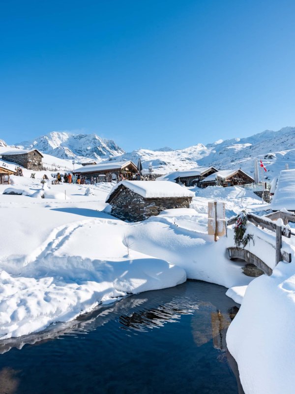 Chez Pépé Nicolas sous la neige