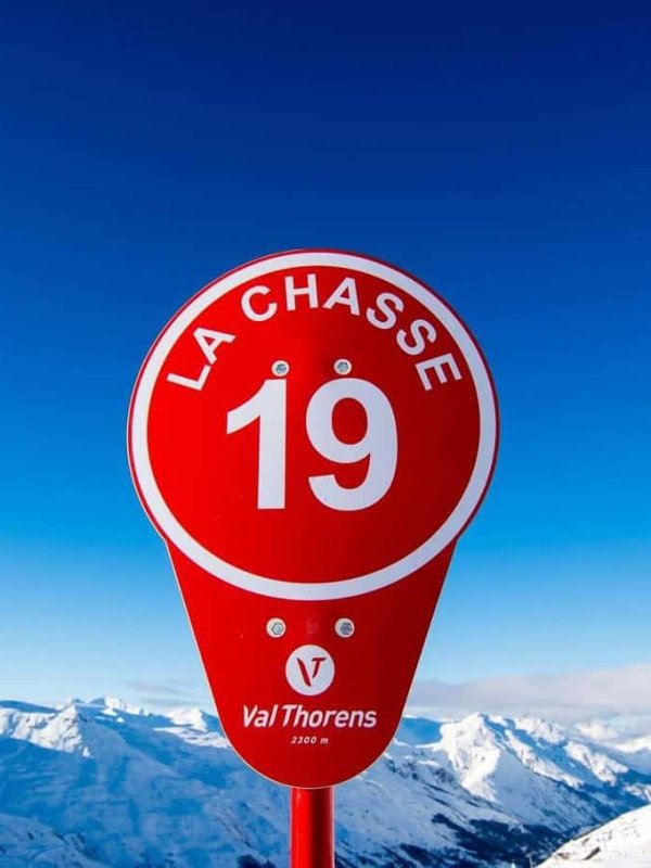 Piste de la Chasse Accès Chez Pépé Nicolas restaurant hiver Val Thorens Les Menuires Courchevel Méribel